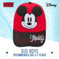 thumbnail image 5 of Disney Boys Red Mickey Mouse Dimensional Ears Baseball Hat Cap - Ages 4-7 years, 5 of 7