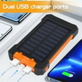 thumbnail image 2 of 50000mAh LED Dual USB Portable Charger Solar Power Bank For Cell Phone , Pad, Android, Camera, 2 of 7