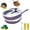 (1PC-C), variant on 12in Titanium Alloy Non-stick Pot with Lid, Multi-purpose Deep Saute Frying Pan with Steamer Basket, Metal Construction Cookware with Ergonomic Stay-Cool Handles for Cooking & Frying(1PC-A)