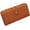 Brown, variant on Wallets for Women Slim Leather Credit Card Holder RFID Blocking Bifold Thin Wallet with 4 Clear Windows Zipper Pocket