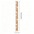 thumbnail image 3 of Vintage Christmas Wrapping Paper with Santa Claus and Candy Cane Pattern, Kraft Gift Wrapping Paper Roll for Holiday Present Packing, Festive Brown Paper Roll for Gift Wrap Decor, 3 of 6