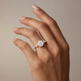 thumbnail image 4 of Rosec Jewels Lab Grown Diamond Solitaire Engagement Ring for Women - 0.9 Carat - IGI Certified - E-VS1 Quality - with Jewelry Box, 10K Yellow Gold, US 13.00, 4 of 8