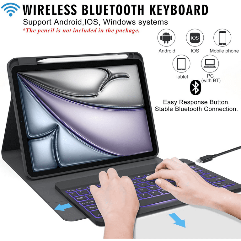 Vinci Keyboard Case for iPad Air 11-inch (M2) 2024 & iPad Pro 11