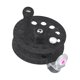 thumbnail image 2 of Carrete de pesca giratorio de 6 cm de diámetro, accesorios con ranura en V para agua salada. Negro, 2 of 9