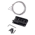 thumbnail image 1 of 1set 4 String Vintage Style Bass Hardtail Bridge & 4 Pcs Stainless Steel Bass Strings, 1 of 8