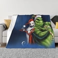 thumbnail image 1 of Goofa The Nightmare Before Christmas Pattern Fleece Throw Blanket for Couch, Soft Checkered Flannel Blanket for Sofa, Warm Cozy Decorative Blanket Fall Decor Gift-40"x30", 1 of 6