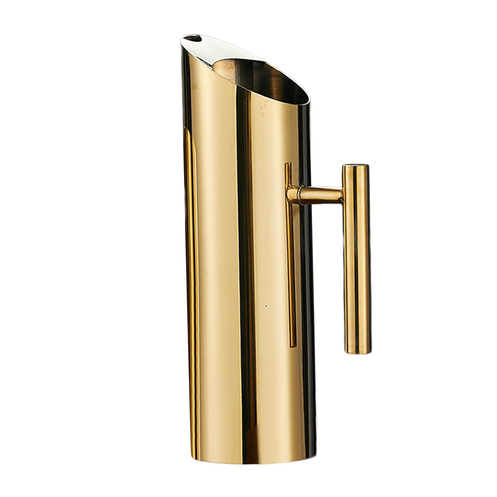 Fiocias Cold Beverage Pitcher Coffee Kettle Stainless Steel Modern Water Carafe for Cold 1.5L