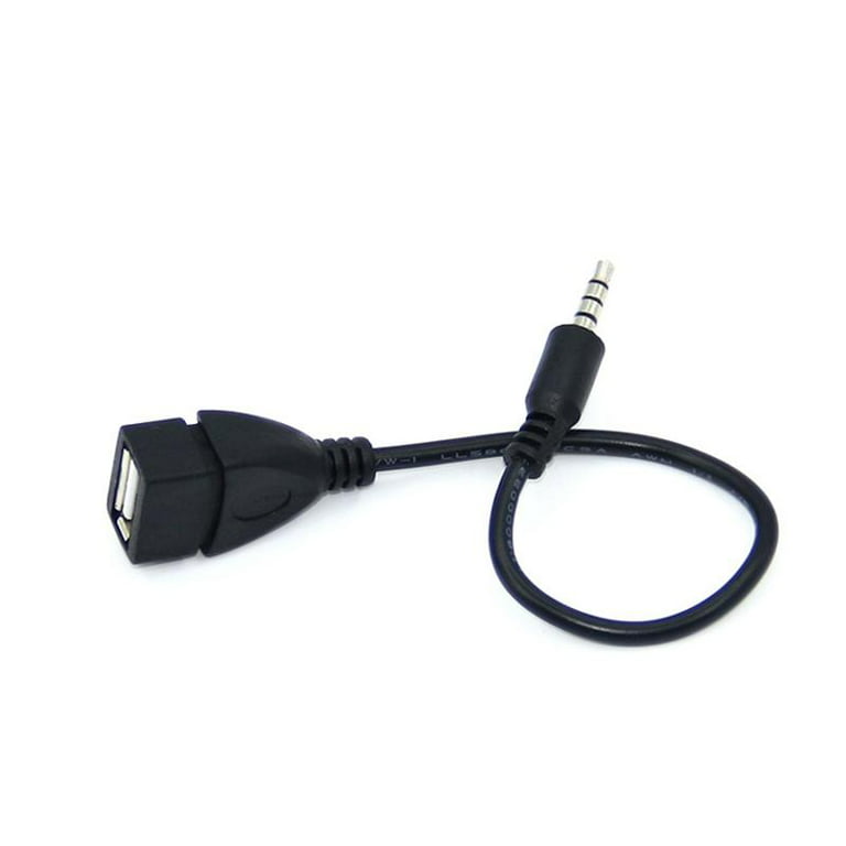 USB jack, AUX, 3.5 mm jack for audio data charging cable black - Price  history & Review, AliExpress Seller - Better-Home Life Store