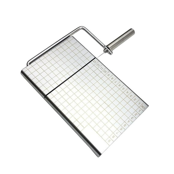 GROWTH TANK Cheese Board Kitchen Tools Stainless Steel Board with 5 Replacement Wires Butter