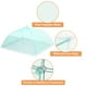thumbnail image 3 of 3 Pzs Grandes y Altas Cubiertas para Alimentos de Malla de 17" para Exteriores, Cubiertas Protectoras Plegables para Alimentos, Verde Claro, 3 of 6