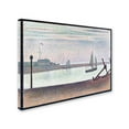 thumbnail image 2 of Trademark Fine Art 'The Channel At Gravelines Evening' Canvas Art by Georges Seurat, 2 of 3