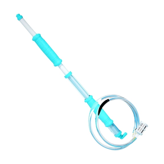 YDYB Pool Water Gun, 22.8 inch Pump Action Water Gun with Self-Suction and Continuous Shooting, No Batteries for Summer Fun and Backyard Games, Blue