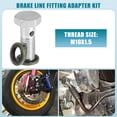 thumbnail image 2 of Unique Bargains 1 Set Car Brake Line Fitting Adapter 1.34' Length M10x1.5 Brake Line Thread Single Hollow Bolt, 2 of 7