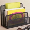thumbnail image 3 of Dongrere Magazine Holder Desktop Bookshelf Document Organizer for Office Desk Categorized Storage, 3 of 4