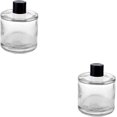 thumbnail image 1 of LJJCSFF 2pcs 50ml Diffuser Bottle Empty Refillable Clear Glass Diffuser Bottles Fragrance Reeds Diffuser Jar Aromatherapy Diffuser Bottle, 1 of 4