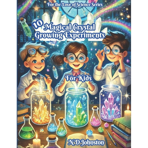Kiddiekatsbooks 10 Magical Crystal Growing Experiments for Kids, Book 3, (Paperback)