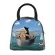 thumbnail image 1 of Fotbe Two Brave Cats Are Floating On The Sea Iceberg Bolsa de Almuerzo con Estampado, Lonchera Aislada, Contenedor de Comida Reutilizable Tipo Cooler a Prueba de Fugas, 1 of 6