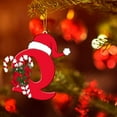 thumbnail image 6 of RBCKVXZ 26 Letter Ornaments Christmas Tree Decoration Personalized Christmas Letter Xmas Tree Hanging Pendant Alphabet Letters for Christmas Tree DIY Craft Christmas Gift (Q), 6 of 6