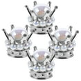 thumbnail image 3 of 4Pcs Rhinestone ABS Valve Stem Covers for Car Tire Valve and Decoration, 3 of 8