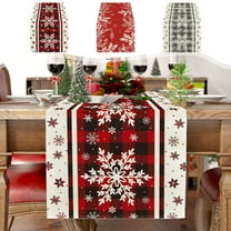 Xuniizn Christmas Tablecloth Wrinkled Cheesecloth Christmas Tablecloths - Bohemian Christmas Table Cloth Rectangular Table Cover for Holiday, Wedding Party Christmas Decorations for Home