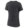 thumbnail image 3 of Women's Charcoal San Antonio Spurs Logo V-Neck T-Shirt, 3 of 3