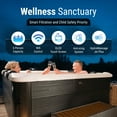 MSpa Oslo EnergyEfficient Portable Spa, 6 Person Squared Hot Tub with