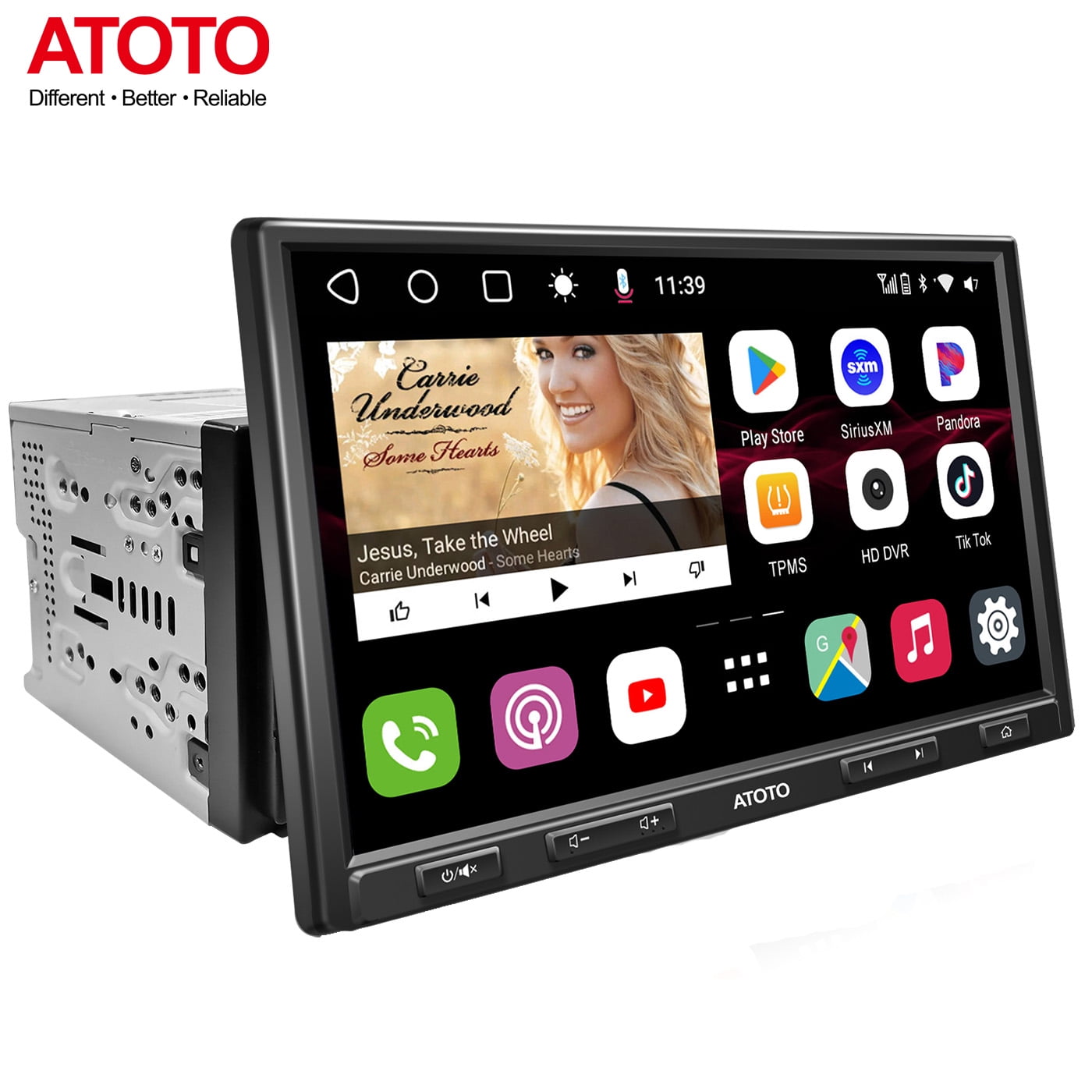 ATOTO S8 Pro DoubleDIN Android Car Stereo Receiver 10 inch QLED Split