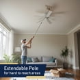 thumbnail image 2 of Kings County Tools Dust Mop for Hardwood Floors - Reusable Duster with 59” Long Telescoping Handle, 2 of 6