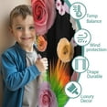thumbnail image 3 of Blackout Kids Curtains,Pioneer Flower Floral Print Pattern Childrens Insulated Curtains Set Of 2,Bedroom Essentials,Toddler Room Decor 42"x84", 3 of 5