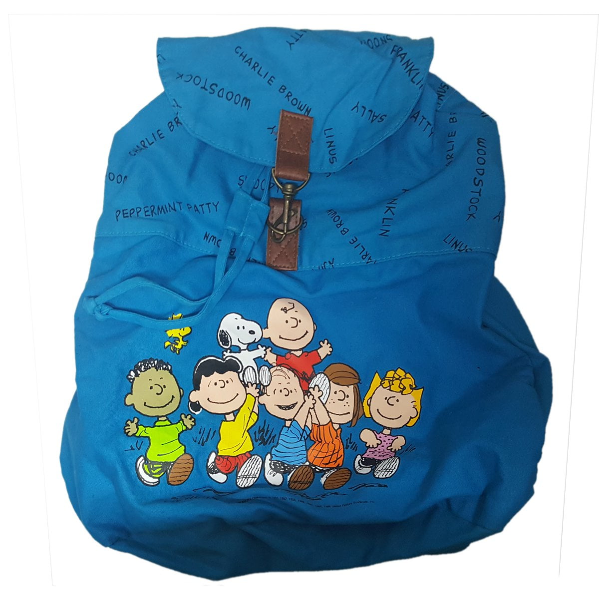 Peanuts Gang Cotton Backpack Blue