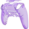 thumbnail image 2 of eXtremeRate Custom Back Housing Bottom Shell Compatible with ps5 Edge Controller, Clear Atomic Purple DIY Replacement Back Shell Cover Compatible with ps5 Edge Controller, 2 of 4