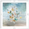 thumbnail image 5 of Art.com Beautiful Butterflies Art Print by Danhui Nai, White Frame Wall Art, 29" x 29", 5 of 5