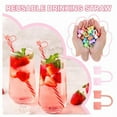 thumbnail image 5 of 5PCS Silicone Straw Covers,Soft Silicone Straw Caps for 6-8mm Straws ,Dust-proof Reusable Drinking Straw Toppers.（Mix2), 5 of 10