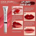 thumbnail image 3 of 3Pcs Peel-Off Lip Stain & Lipliner Set - Waterproof, Long-Lasting, Smudge-Proof, Semi-Permanent Matte Lip Tint for All-Day Wear Hydrating & Kiss-Proo, 3 of 4