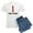 With Blue Strpe Pant, variant on - Bacon And Egg Couples Pajamas - Men's Light Pajamas