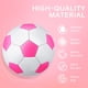 thumbnail image 4 of Pelotas de fútbol Deekin, 2 unidades con bomba, tamaños 2 y 3, rosa y blanco, 4 of 7