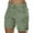 Green #037, variant on Mohiass Womens Cargo Shorts with Pockets Pull on Hiking Summer Shorts Trendy Knee Length Casual High Waisted Bermuda Shorts Purple S