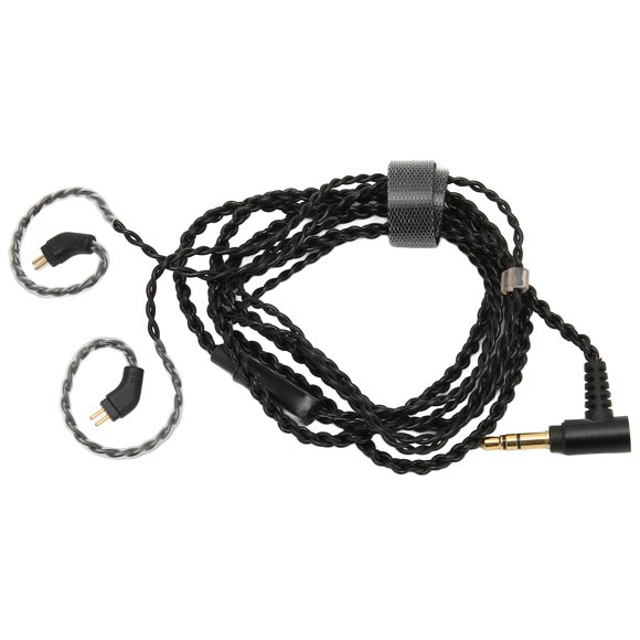 Cable para auriculares con puerto de 3,5 mm, actualización de 2 pines, cable para auriculares de 0,78 mm sin micrófono para auriculares