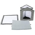 thumbnail image 5 of Pet Life PH8GYLG Hush Puppy Electronic Heating & Cooling Smart Collapsible Pet House - Grey - Large, 5 of 5