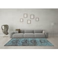 thumbnail image 3 of Ahgly Company Indoor Rectangle Persian Light Blue Traditional Area Rugs, 4' x 6', 3 of 4