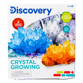Discovery Crystal Growing, Grow Your Own Crystals Science Kit