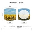 thumbnail image 6 of Gaeub Blooming Sunflower Field Square Chair Seat Covers, Stretch Fitted Printed Chair Seat Cushion Cover for Kitchen, Office - One Size, 6 of 9