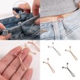 thumbnail image 2 of 3lots Instantly Pant Waist Tightener Jeans Button Replacement Pant Skirts Clips for Pants and Skirts Waist, 2 of 9
