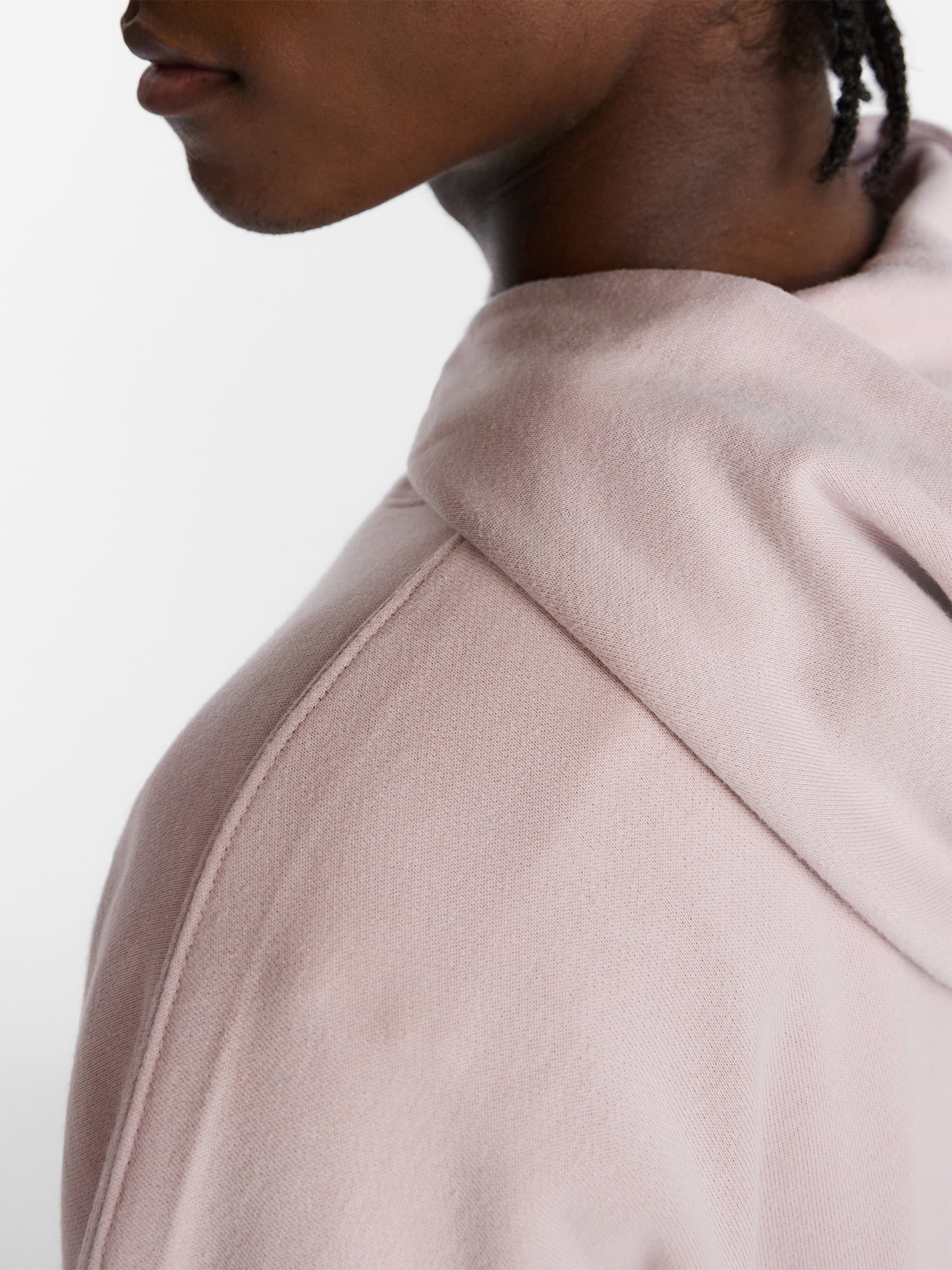 No Boundaries Oversized Hoodie with Long Sleeves, Men's XS-4XLT