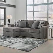 Signature Design by Ashley Gardiner Pewter Sofa Chaise