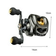 thumbnail image 5 of AYYUFE AK2000 Magnetic Brake Fishing Reel Rotating Button 12 Gears Baitcasting Explosion-Proof Line Water Drop Wheel for Outdoors, 5 of 8