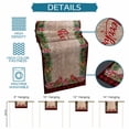 thumbnail image 6 of Red Plaid Christmas Table Runner 120 Inches Long Farmhouse Dress Scarves, Xmas Snowflake Botanical Poinsettia Wooden Dining Tablerunner for Coffee Table/Kitchen Island/Party Décor, 13" x 120", 6 of 8