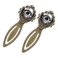 thumbnail image 2 of Halloween eyeballs Copper-Colored Lace Bookmarks: Stainless Steel Book Markers Set for Readers and Book Lovers, 2 of 5