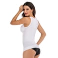 thumbnail image 3 of Women Cami Shapewear Tank Top Seamless Body Shaper Slimmer Cami Waist Shaper Camisole with Built in Bra, 3 of 8