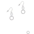 thumbnail image 2 of Delight Jewelry Silvertone Proverbs 3:5 Eternity Ring Silvertone Leaf French Earrings, 2 of 5